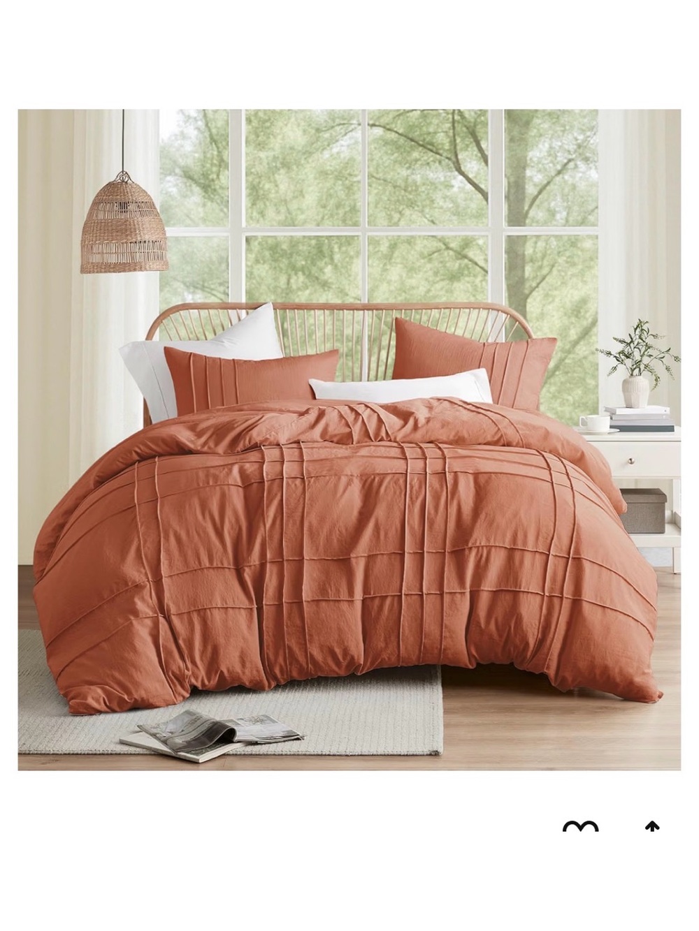 Porter Soft Queen Duvet Cover Set - Clay